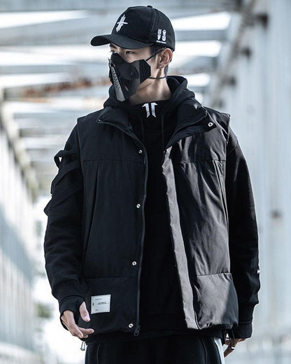 Chic Black Winter Vest - winter techwear - Chic Black Winter Vest for Stylish Everyday Comfort - View 3