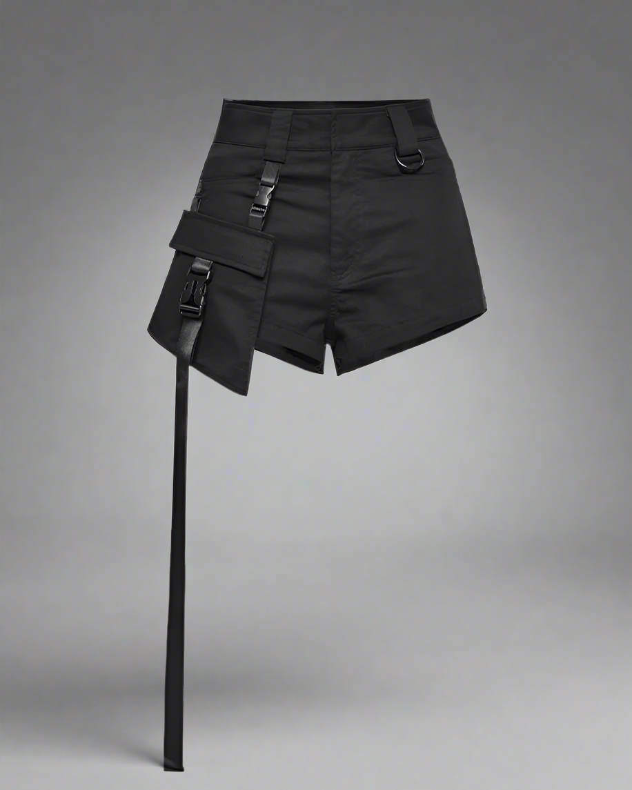 Chic Cargo Shorts for Adventurers - customizable pockets - Lightweight Cargo Shorts for Stylish Summer Adventures - View 10