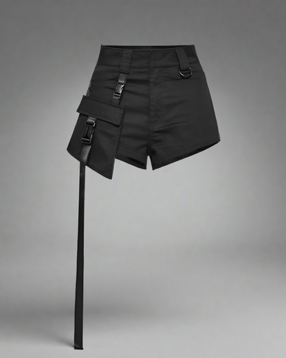 Chic Cargo Shorts for Adventurers - customizable pockets - Lightweight Cargo Shorts for Stylish Summer Adventures - View 10