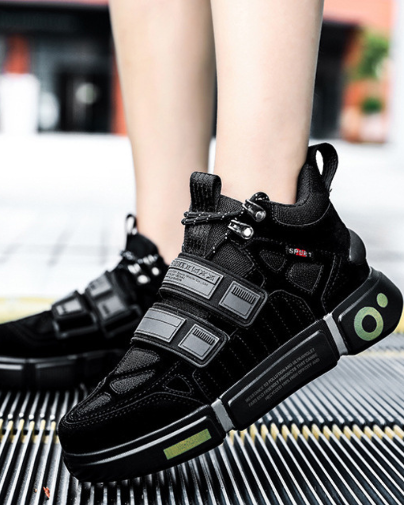 Chic Color Block Unisex Sneakers -  techwear shoes - Chic Color Block Unisex Sneakers for Modern Style - View 7