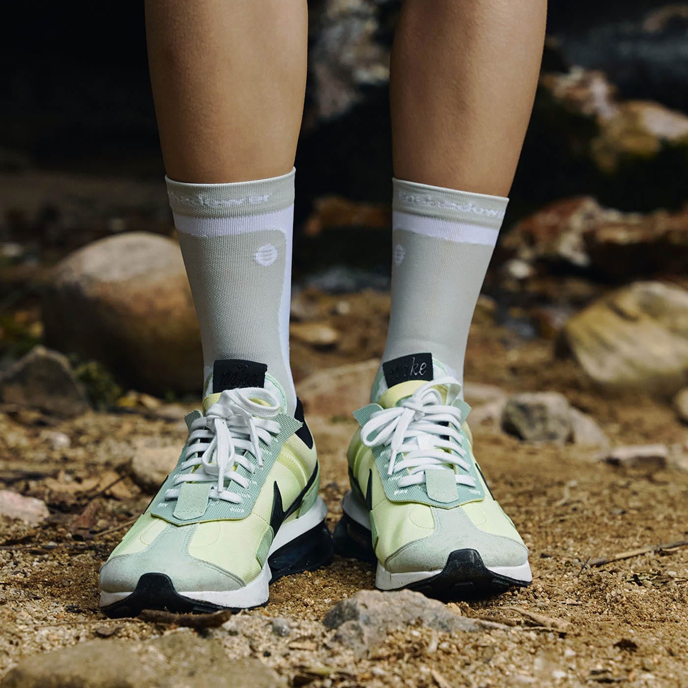 Chic Contemporary Socks Collection - New Arrivals - Modern Color-Block Athletic Socks for Active Lifestyle - View 2
