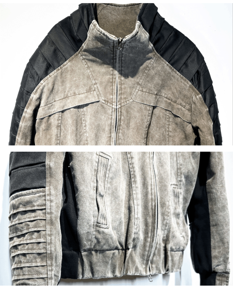Chic Contrast Trim Jacket -  coffee color - Chic Contrast Trim Jacket in Coffee Color - View 10