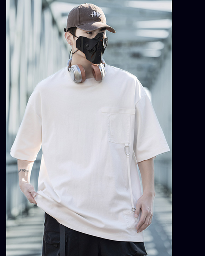 Chic Couple's Street Style Tee -  comfortable daily wear shirt - Couple's Street Style Loose Fit T-Shirt - View 4