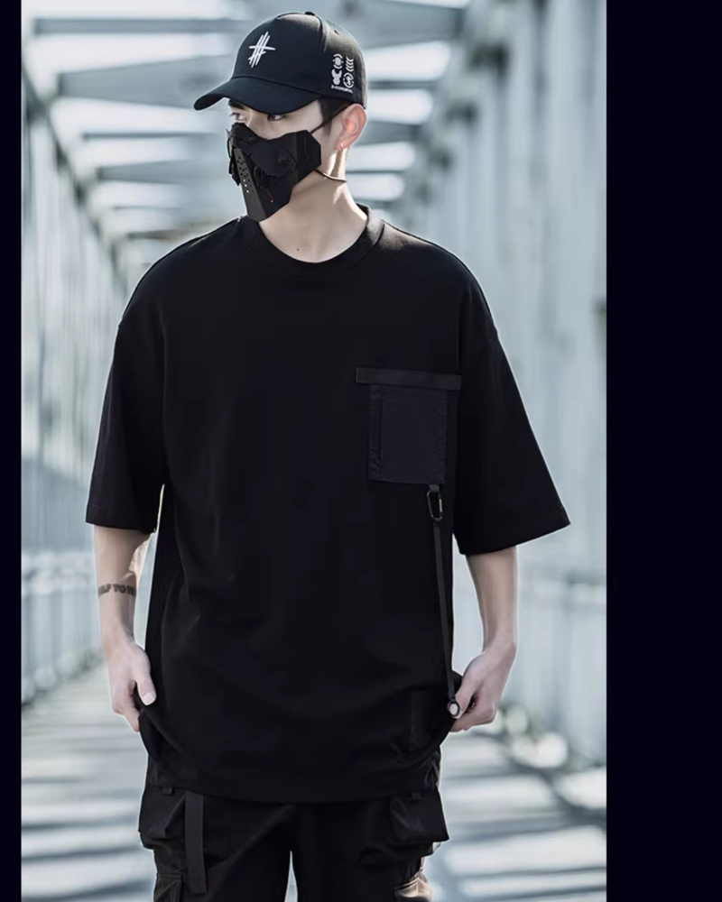 Chic Couple's Street Style Tee - street style - Couple's Street Style Loose Fit T-Shirt - Main view