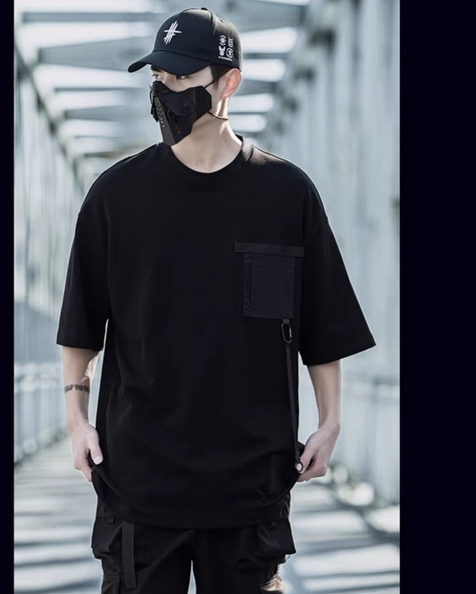 Chic Couple's Street Style Tee - street style - Couple's Street Style Loose Fit T-Shirt - Main view