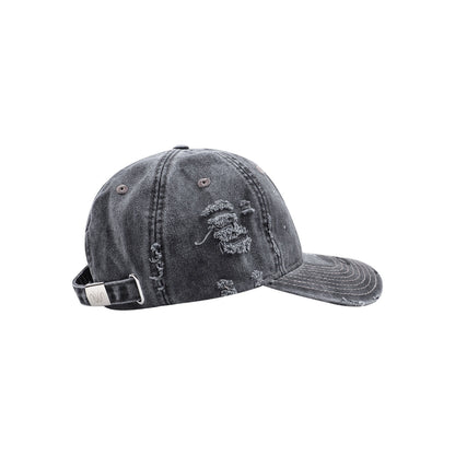 Chic Crystallized Distressed Hat -  crystallized hat - Stylish Distressed Hat with Crystals for Unique Flair - View 4