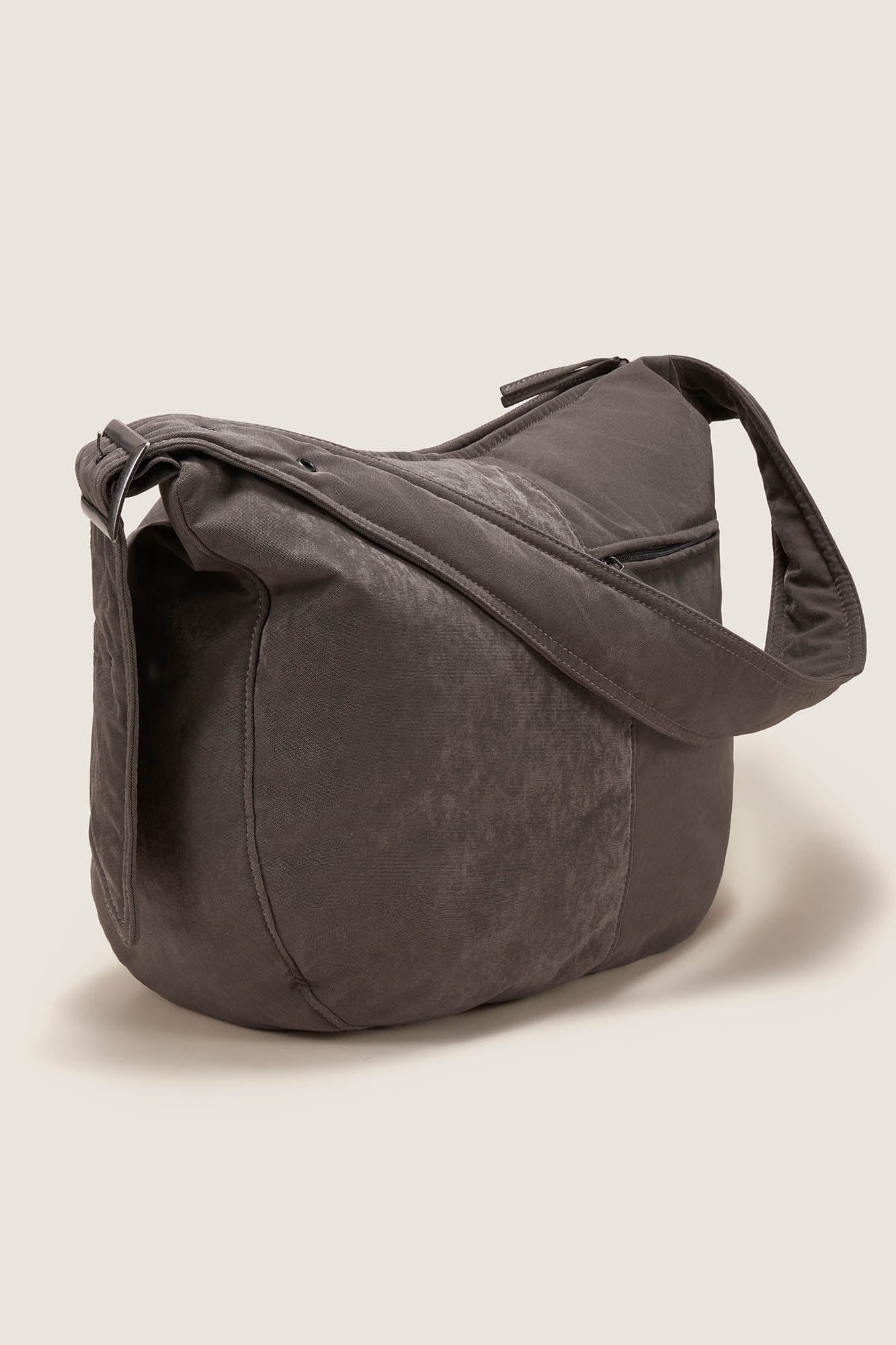 Chic Distressed Velvet Hobo Bag -  distressed - Stylish Distressed Velvet Hobo Bag for Everyday Use - View 14