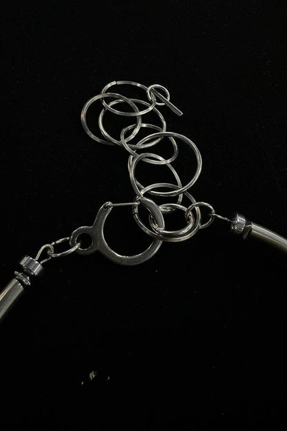Chic Double-Strand Thorn Choker - stylish choker - Avant-Garde Double-Strand Thorn Choker for Bold Style - View 9
