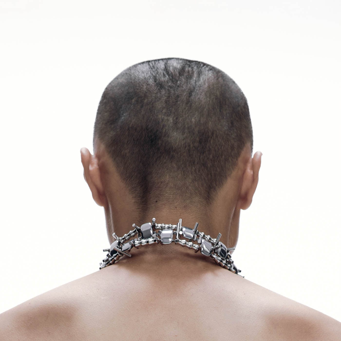 Chic Double-Strand Thorn Choker - thorn choker - Avant-Garde Double-Strand Thorn Choker for Bold Style - View 2