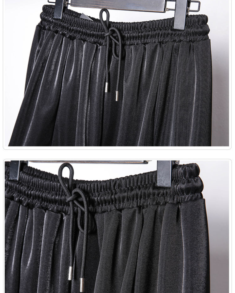 Chic Draped Tapered Cropped Pants -  chic pants - Chic Draped Tapered Cropped Pants for Effortless Style - View 6