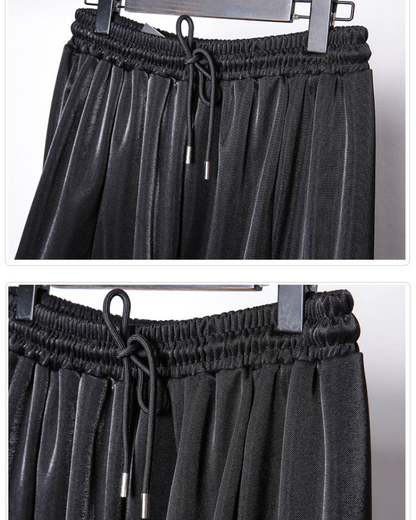 Chic Draped Tapered Cropped Pants -  chic pants - Chic Draped Tapered Cropped Pants for Effortless Style - View 6