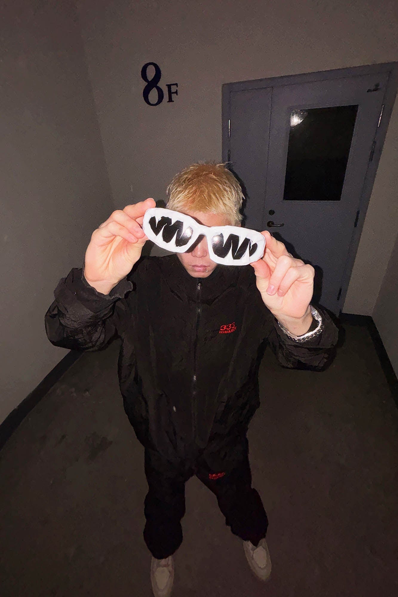 Chic Dripped Resin Sunglasses -  ice melt effect sunglasses - Handmade Chic Dripped Resin Sunglasses - View 4