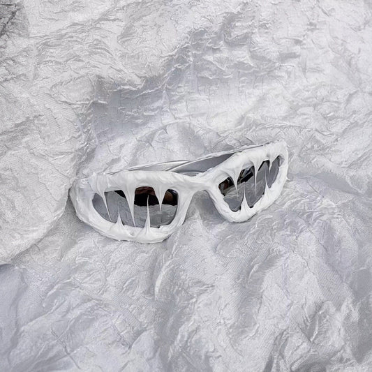 Chic Dripped Resin Sunglasses - resin sunglasses - Handmade Chic Dripped Resin Sunglasses - Main view