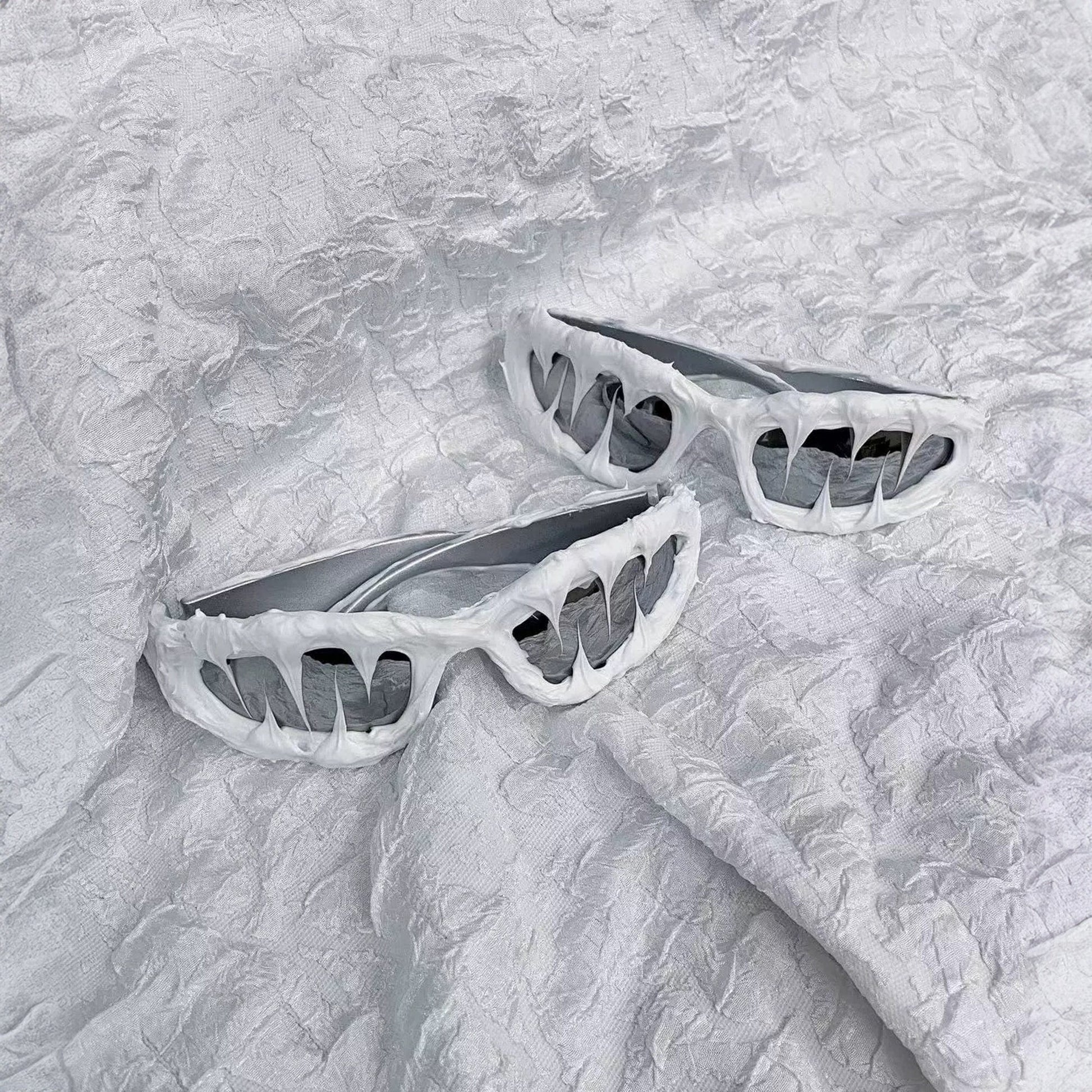 Chic Dripped Resin Sunglasses - unique handmade sunglasses - Handmade Chic Dripped Resin Sunglasses - View 2