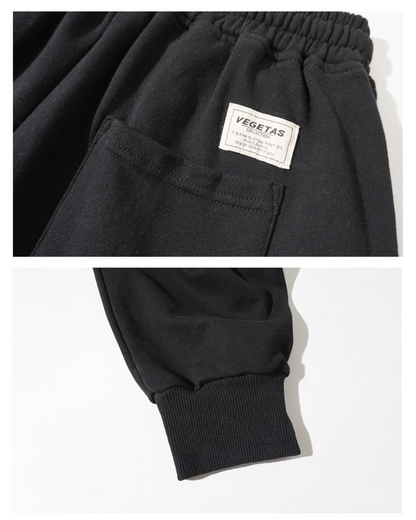Chic Drop-Crotch Hakama Trousers -  zipped hakama pants - Chic Drop-Crotch Hakama Trousers for Urban Style - View 9