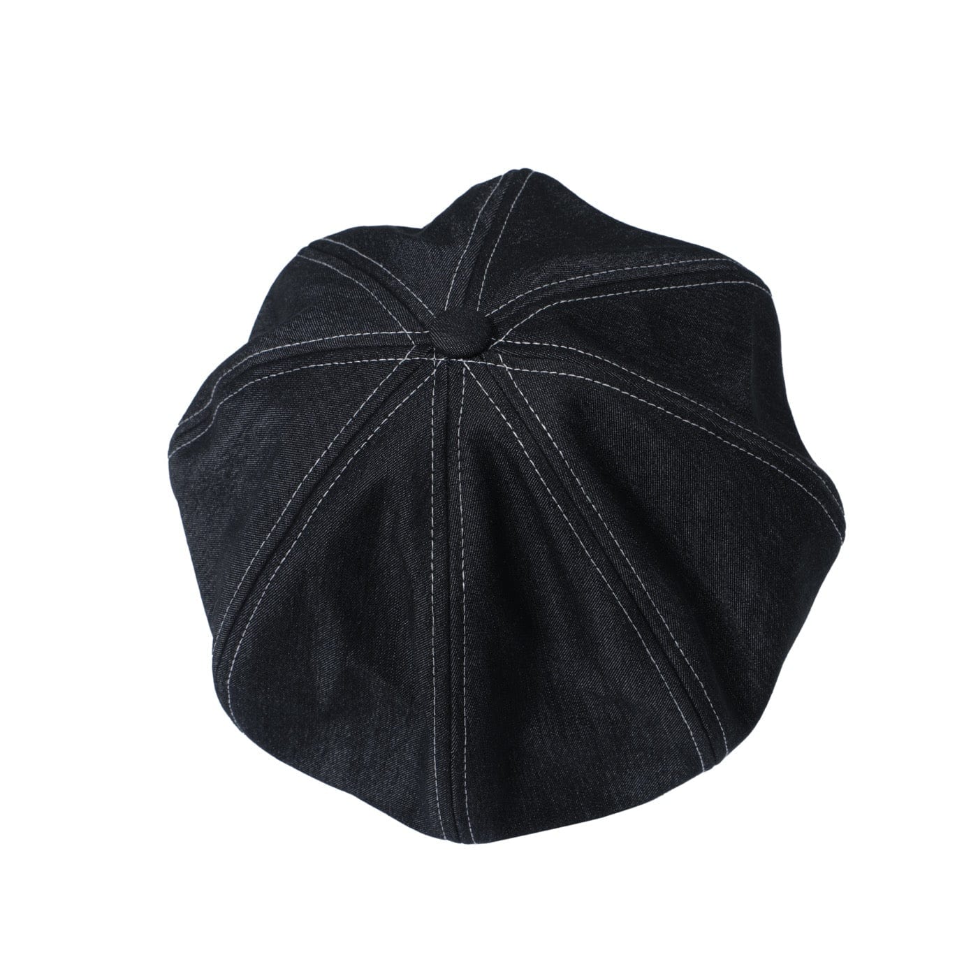 Chic Embroidered Denim Beret -  comfortable fashion accessory - Chic Embroidered Denim Beret for Unique Style - View 11