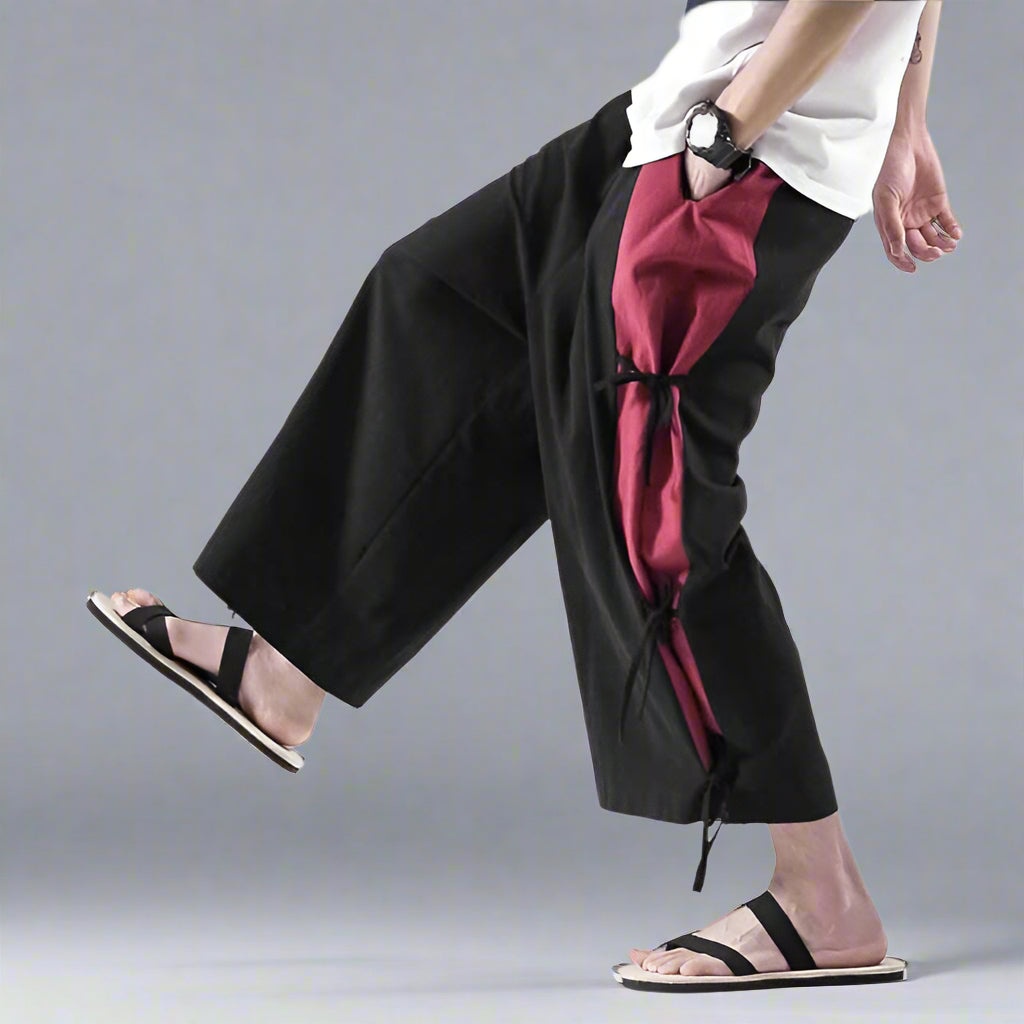Chic Everyday Hakama Pants -  casual pants - Chic Hakama Pants for Effortless Everyday Style - View 4