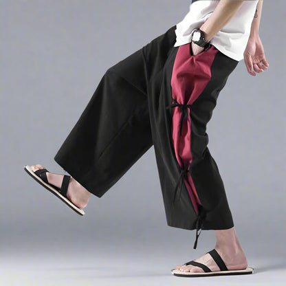 Chic Everyday Hakama Pants -  casual pants - Chic Hakama Pants for Effortless Everyday Style - View 4