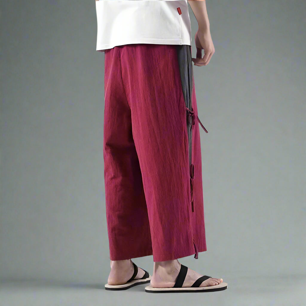 Chic Everyday Hakama Pants -  comfortable pants - Chic Hakama Pants for Effortless Everyday Style - View 5