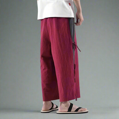 Chic Everyday Hakama Pants -  comfortable pants - Chic Hakama Pants for Effortless Everyday Style - View 5