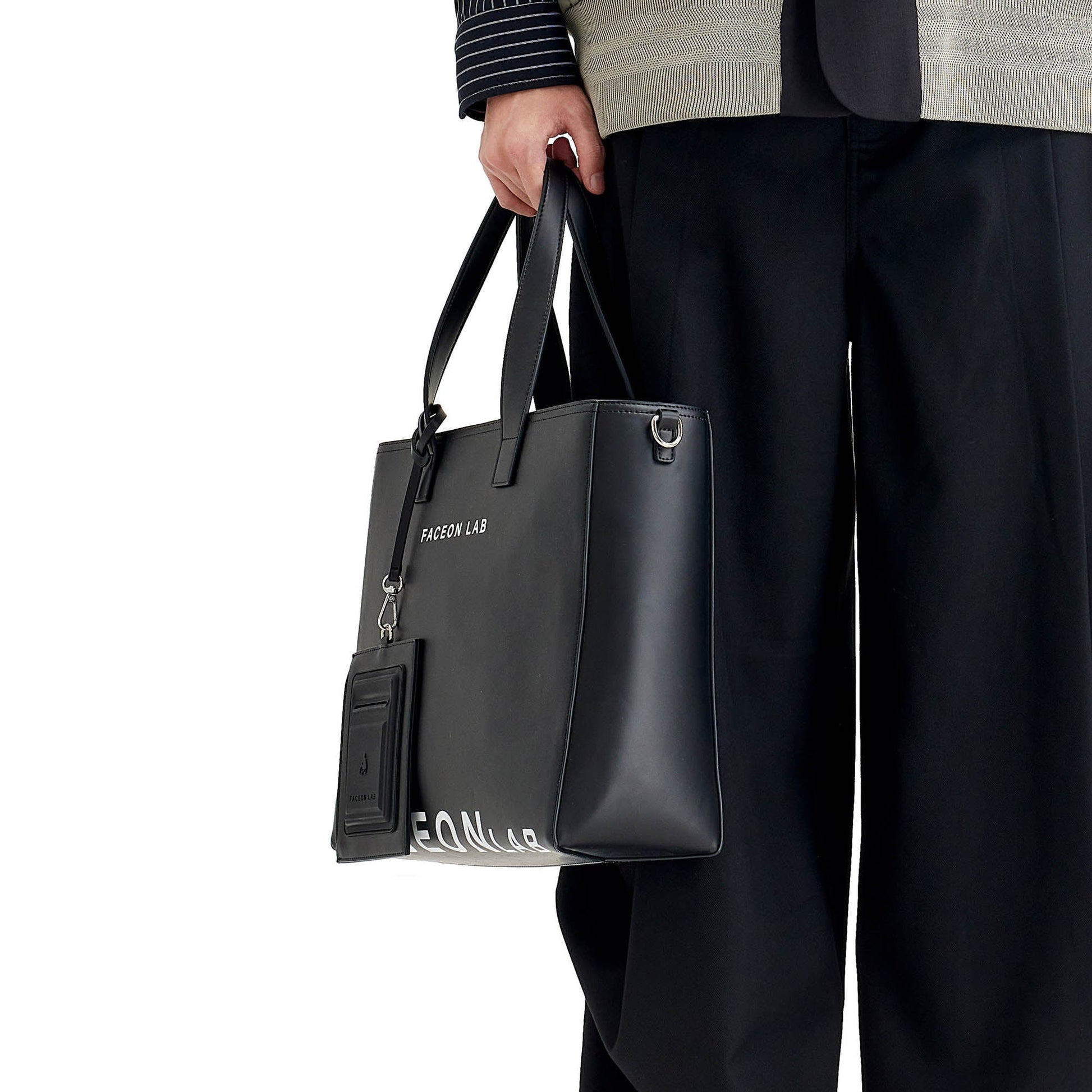 Chic Faux Leather Tote Bag -  durable - Chic Faux Leather Tote Bag for Everyday Use - View 3