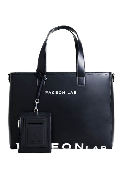 Chic Faux Leather Tote Bag -  fashionable accessories - Chic Faux Leather Tote Bag for Everyday Use - View 5