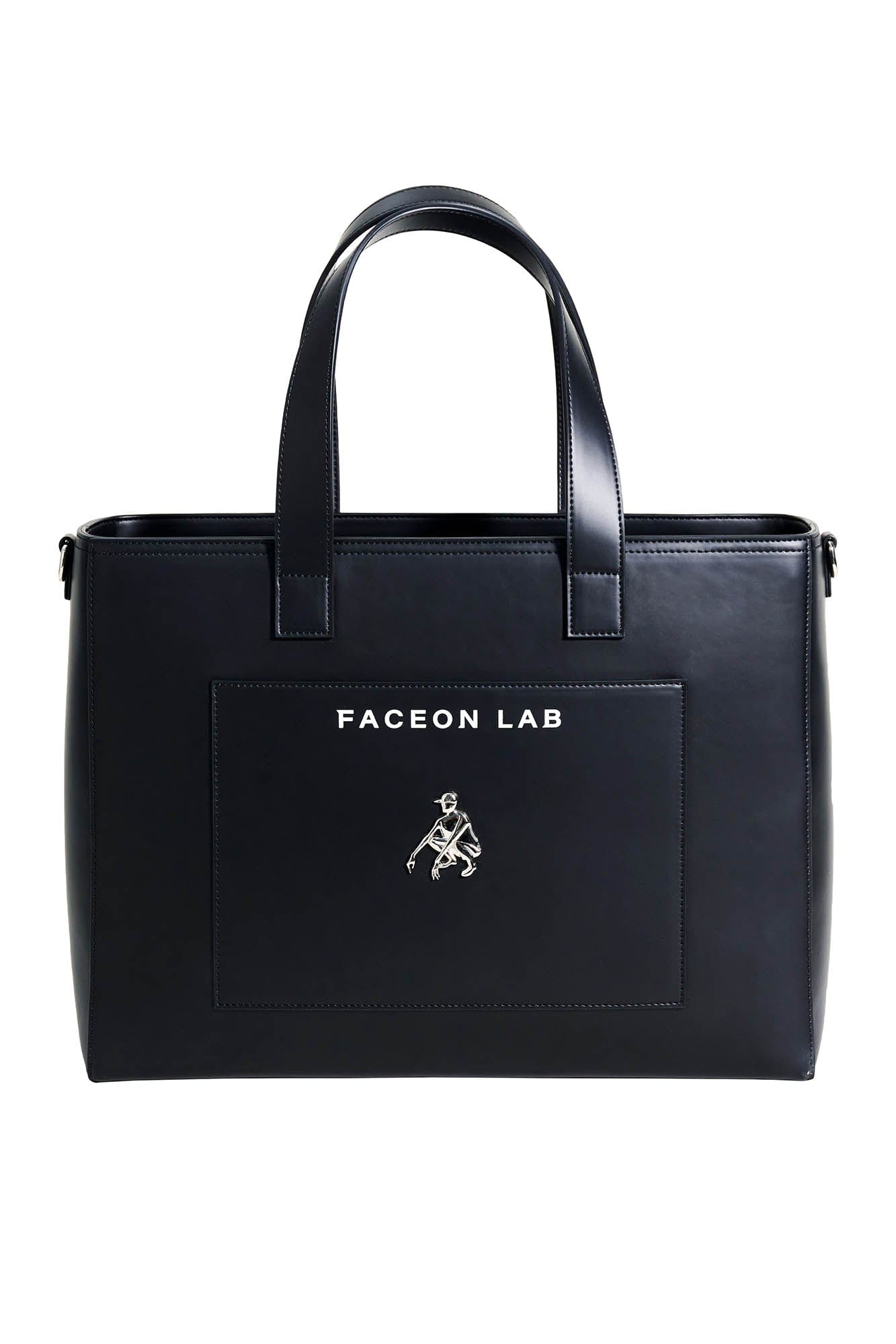 Chic Faux Leather Tote Bag -  streetwear - Chic Faux Leather Tote Bag for Everyday Use - View 6