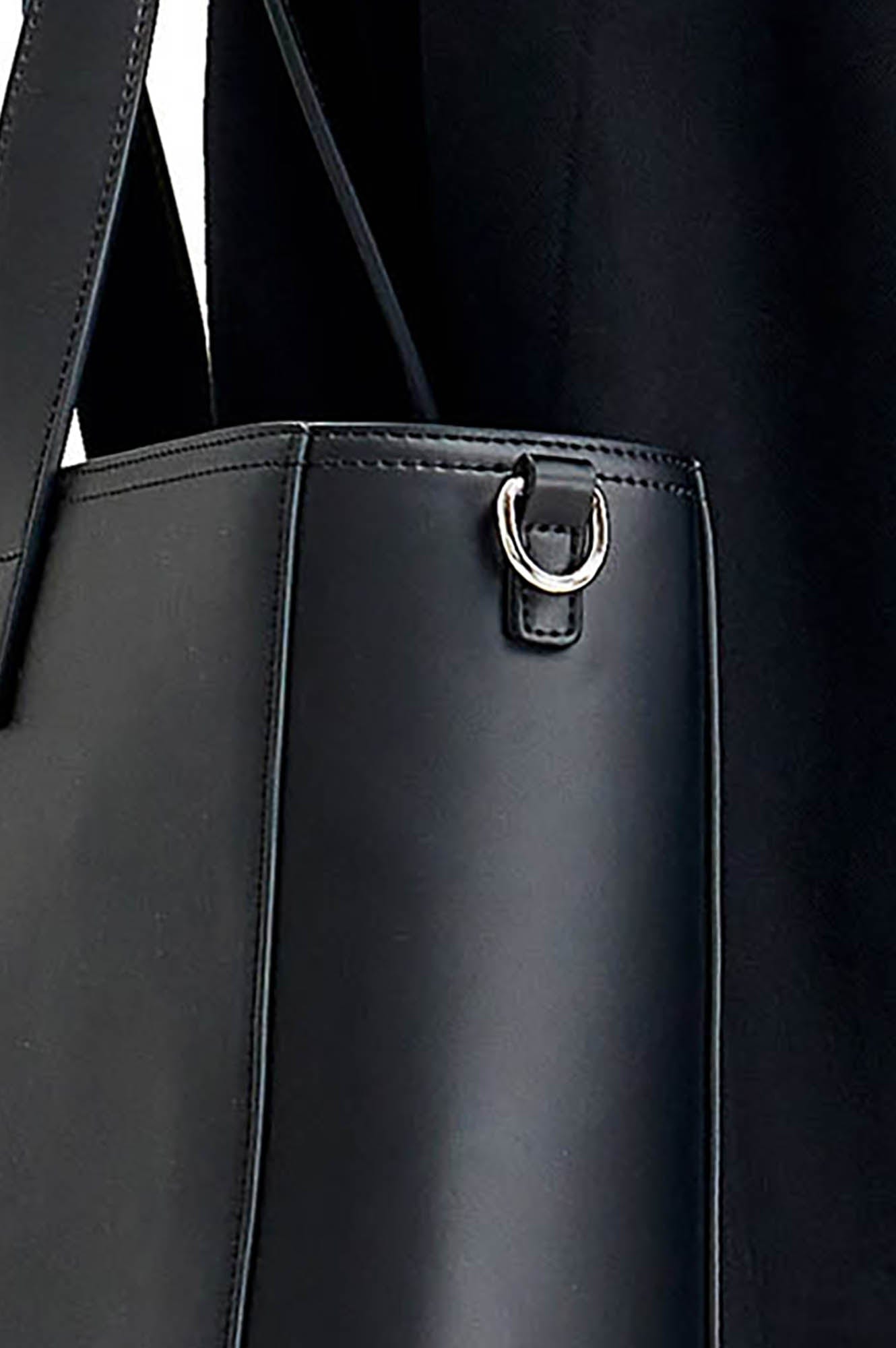Chic Faux Leather Tote Bag -  tote bag - Chic Faux Leather Tote Bag for Everyday Use - View 8