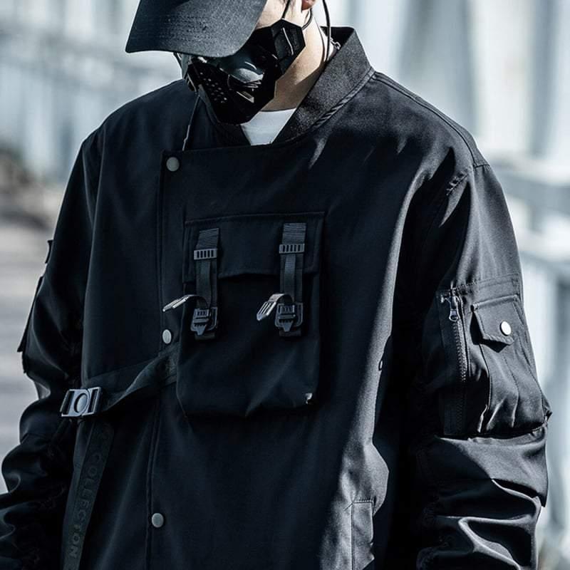 Chic Futuristic Bomber -  modern fit bomber - Chic Futuristic Bomber Jacket for Modern Style - View 4