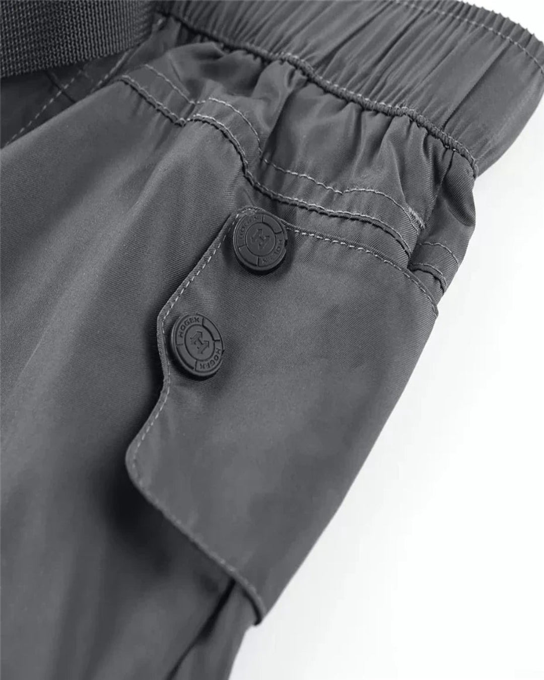 Chic Grey Shorts -  multiple pockets - Versatile Tactical Grey Shorts for Urban Use - View 5