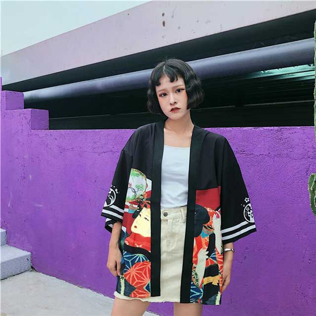 Chic Haori Jacket Design - haori jacket - Versatile Chic Haori Jacket for Comfortable Style - View 8