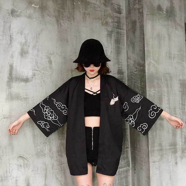 Chic Haori Style Revolution - versatile layering jacket - Chic Haori Style Street Fashion Jacket - View 2