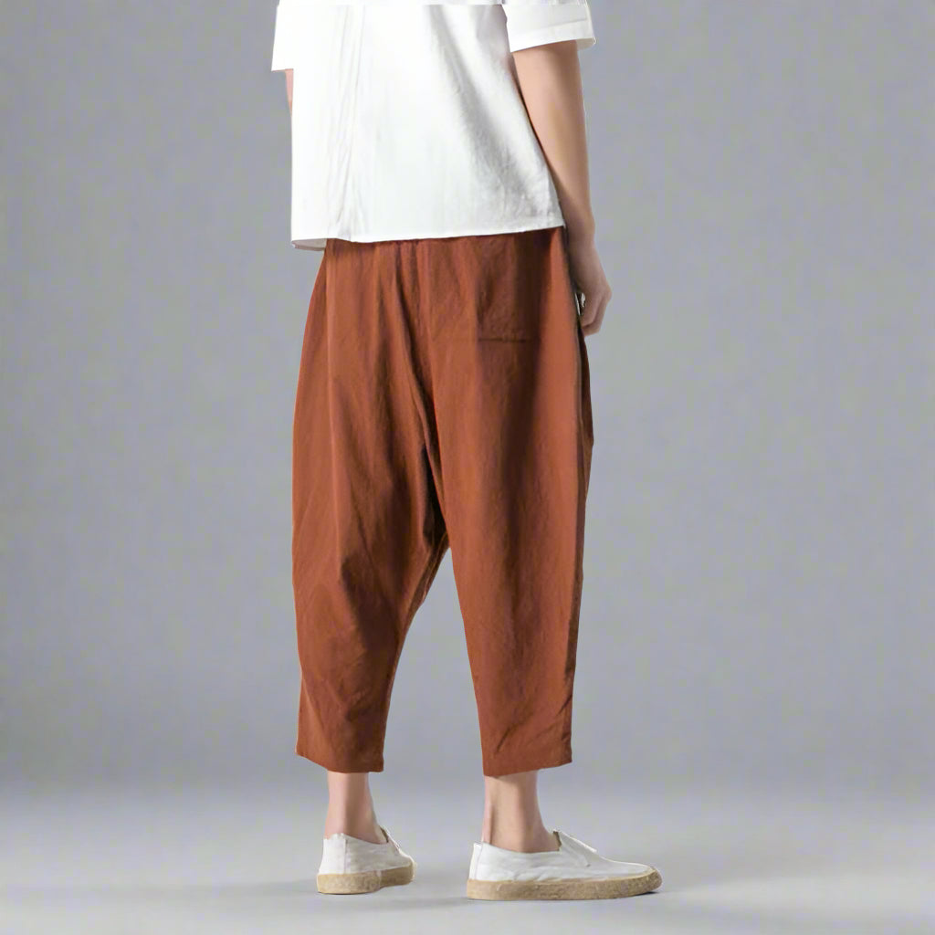 Chic Japanese Harem Trousers -  comfortable pants - Chic Japanese Harem Trousers for Modern Style - View 6