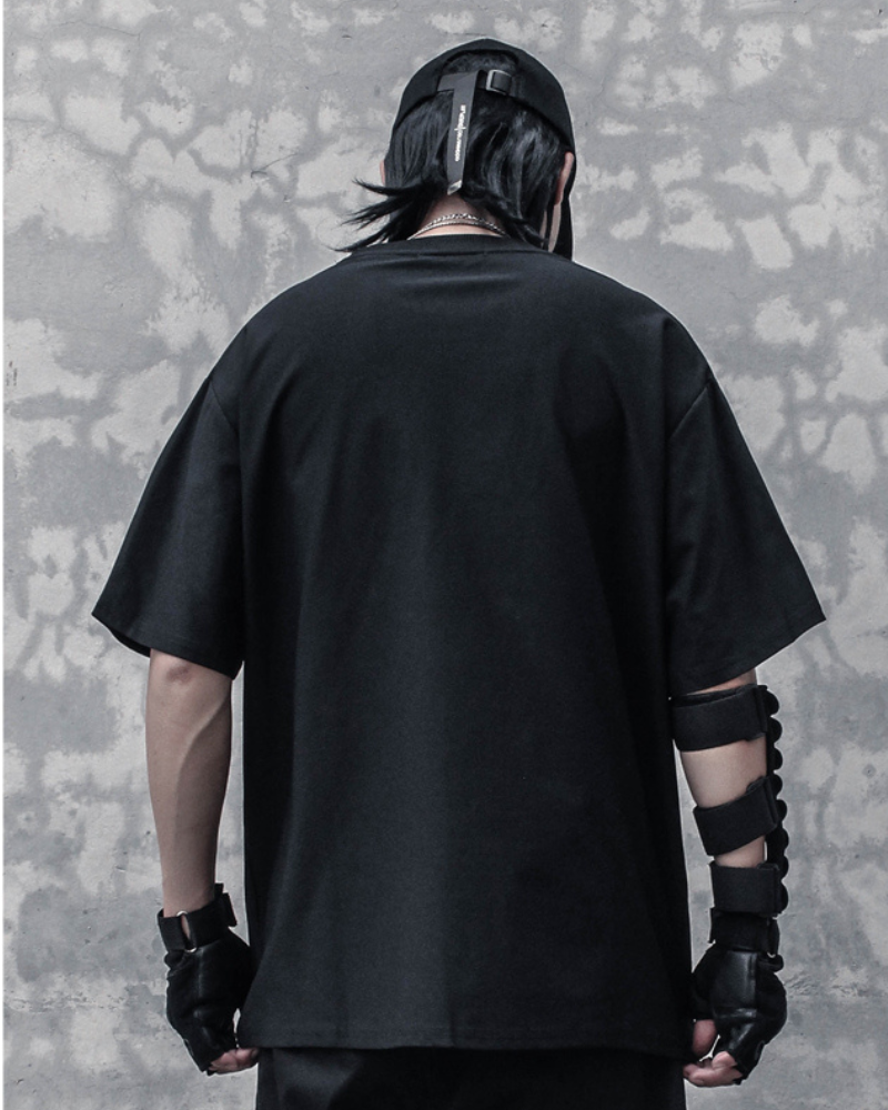 Chic Layered Look T-Shirt -  comfortable street-style - Layered Look T-Shirt for Effortless Street Style - View 3