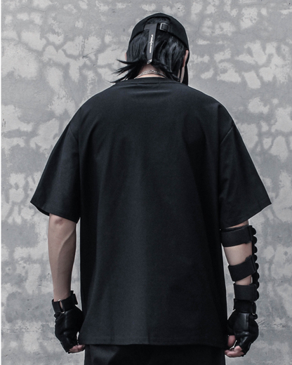 Chic Layered Look T-Shirt -  comfortable street-style - Layered Look T-Shirt for Effortless Street Style - View 3