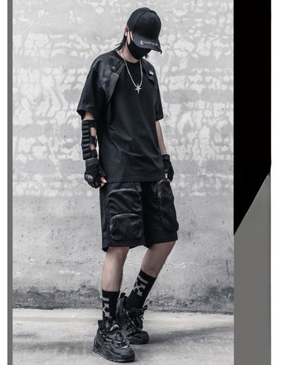 Chic Layered Look T-Shirt -  comfortable t-shirt - Layered Look T-Shirt for Effortless Street Style - View 4