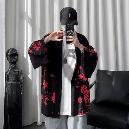 Chic Long Sleeve Kimono -  casual wear - Stylish Long Sleeve Kimono Cardigan for Any Occasion - View 3