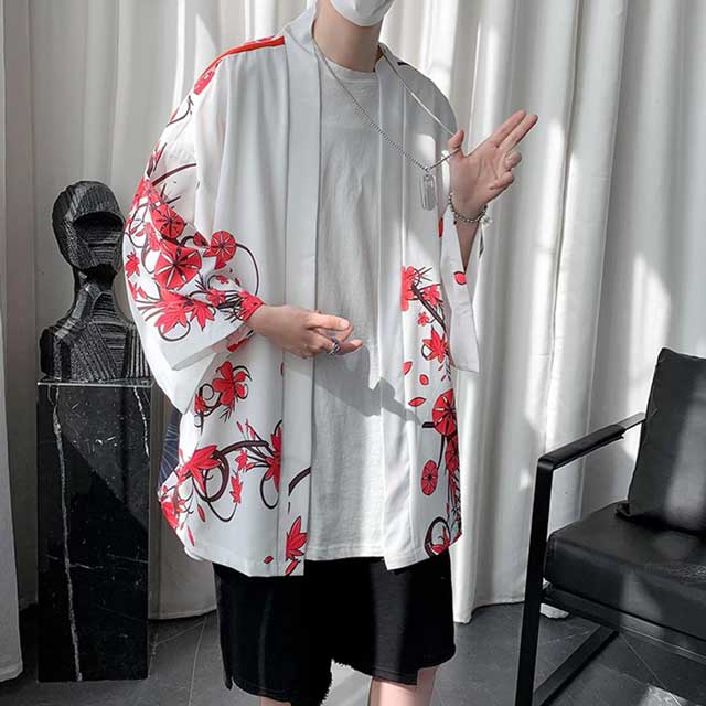 Chic Long Sleeve Kimono -  lightweight kimono jacket - Stylish Long Sleeve Kimono Cardigan for Any Occasion - View 5
