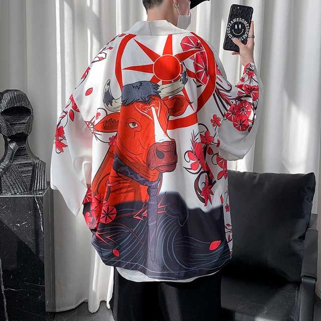 Chic Long Sleeve Kimono - traditional kimono cardigan - Stylish Long Sleeve Kimono Cardigan for Any Occasion - View 2