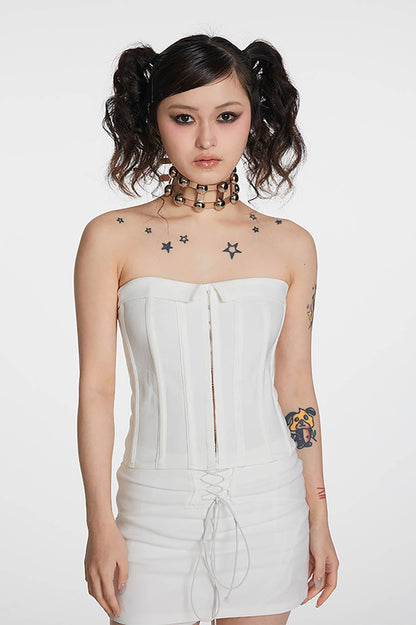 Chic Metallic Double-Strap Choker -  accessory - Stylish Metallic Double-Strap Choker for Bold Statements - View 3