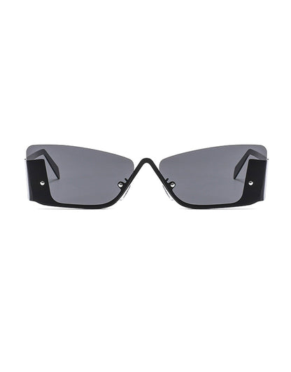 Chic Modern Half Frame Sunglasses -  comfortable wear sunglasses - Chic Modern Half Frame Sunglasses for Trendy Looks - View 4