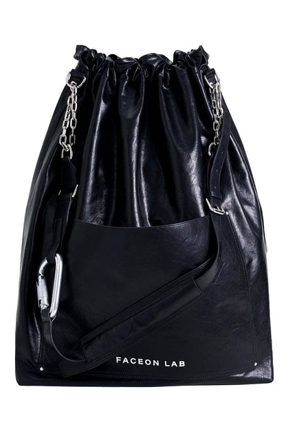 Chic Multi-Pocket Faux Leather Bag -  versatile urban bag - Trendy Multi-Pocket Faux Leather Nomad Bag - View 8