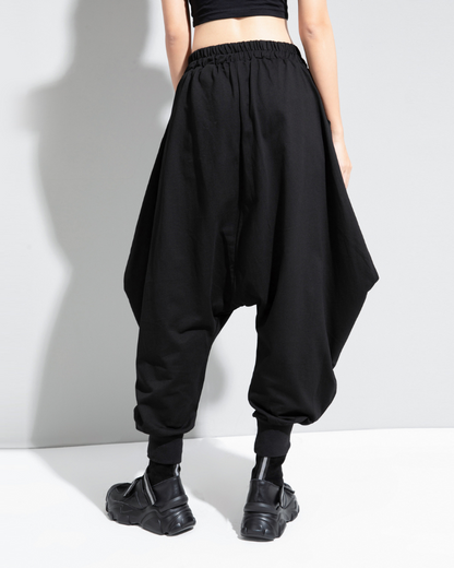 Chic Oversized Hakama Trousers -  oversized pants - Chic Oversized Hakama Trousers for Modern Style - View 3