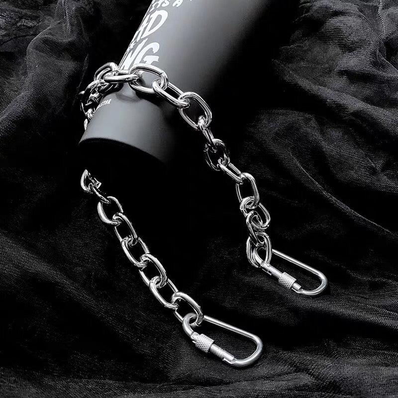 Chic Pants Chain Accessory - pants chain - Stylish Silver Steel Pants Chain Accessory - Main view