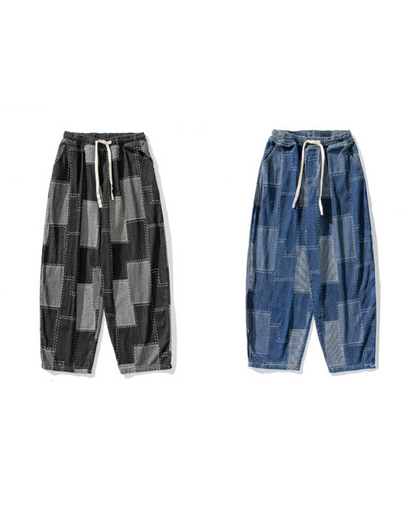 Chic Plaid Hakama Trousers -  japanese style - Stylish Plaid Hakama Trousers for Contemporary Wear - View 5
