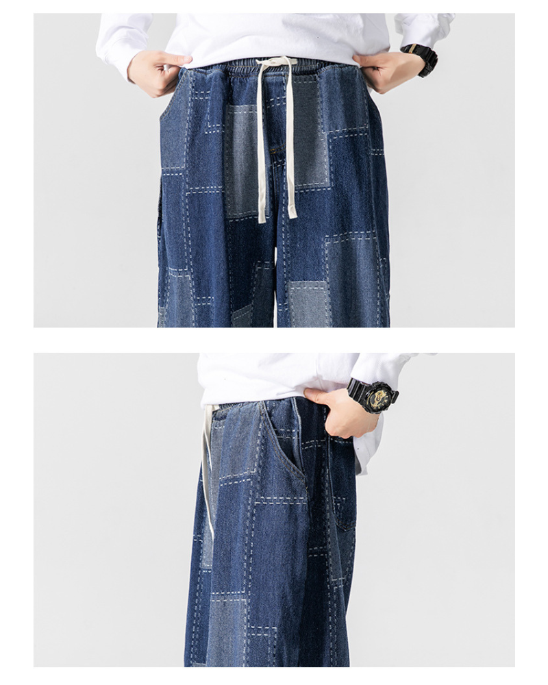 Chic Plaid Hakama Trousers -  plaid trousers - Stylish Plaid Hakama Trousers for Contemporary Wear - View 6