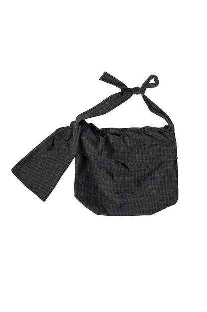 Chic Plaid Wool Hobo Bag -  fashionable sling bag - Chic Plaid Wool Hobo Bag for Everyday Style - View 3