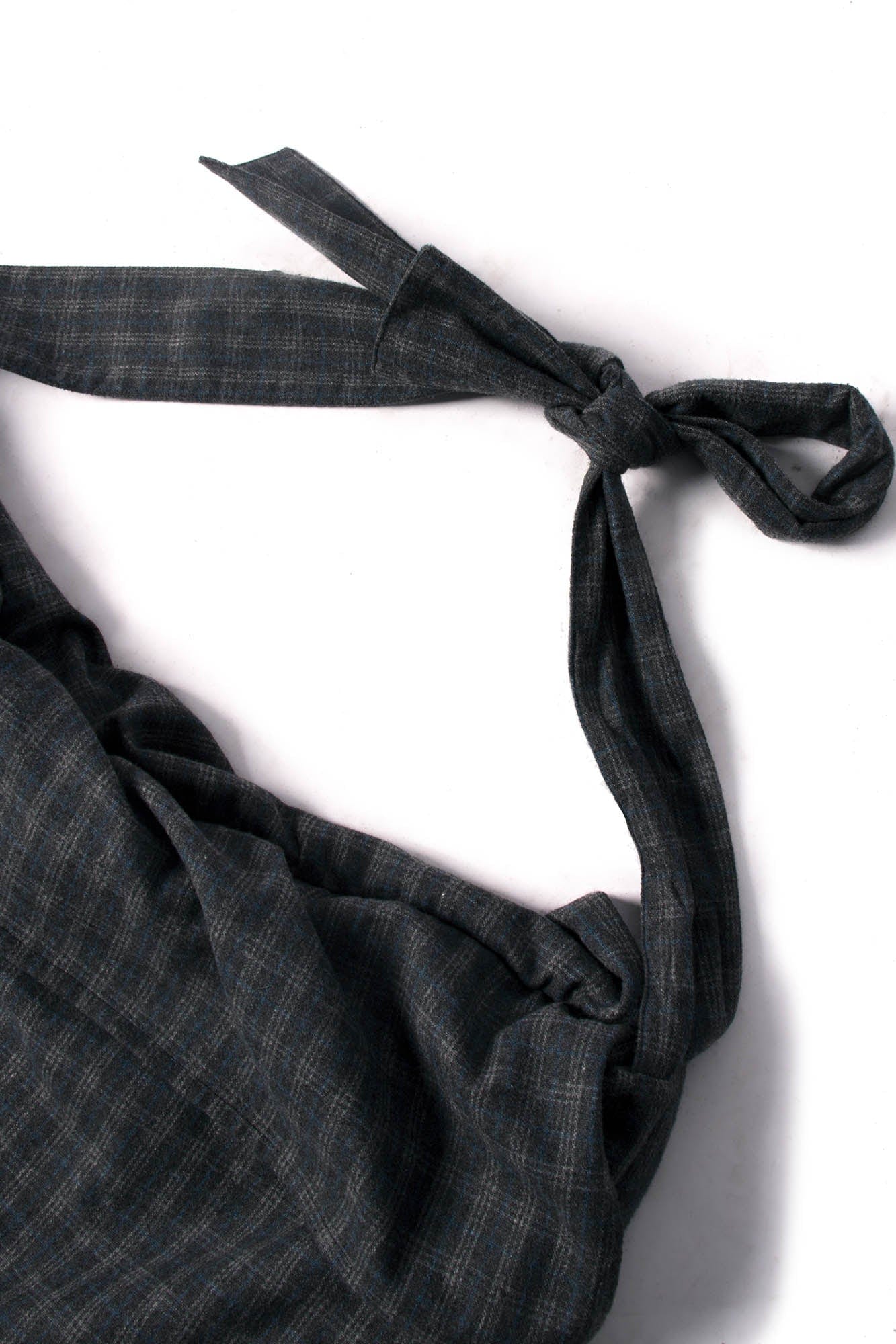 Chic Plaid Wool Hobo Bag -  sling bag - Chic Plaid Wool Hobo Bag for Everyday Style - View 5