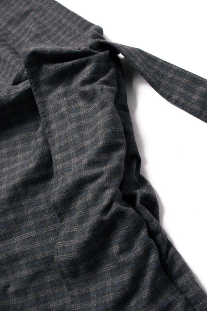 Chic Plaid Wool Hobo Bag -  wool bag - Chic Plaid Wool Hobo Bag for Everyday Style - View 7