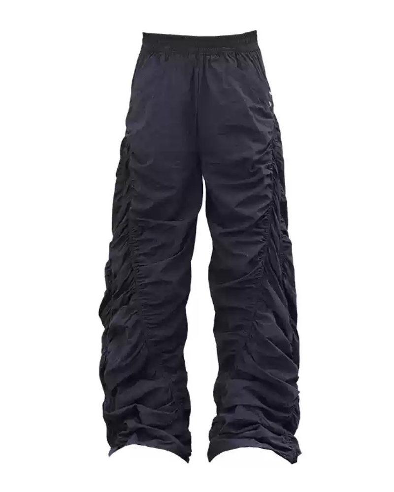 Chic Pleated Spiral Casual Pants -  lightweight casual pants - Trendy Pleated Spiral Casual Pants for Unique Style - View 11